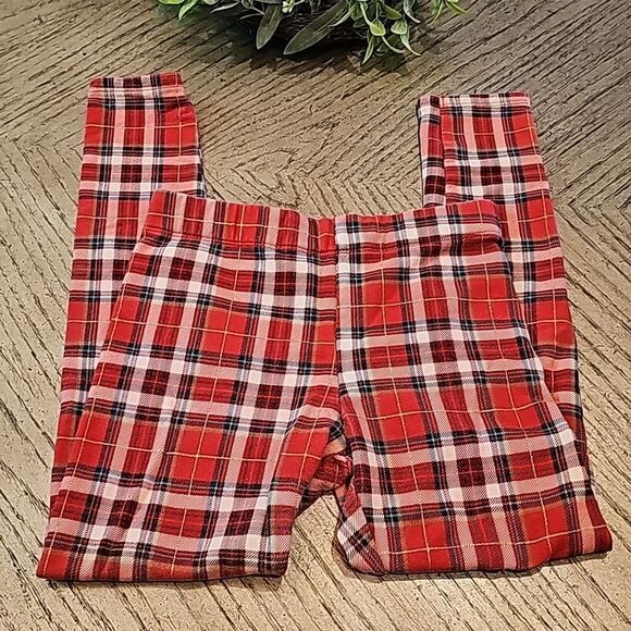 H&M plaid leggings girls size 10 - Picture 2 of 12